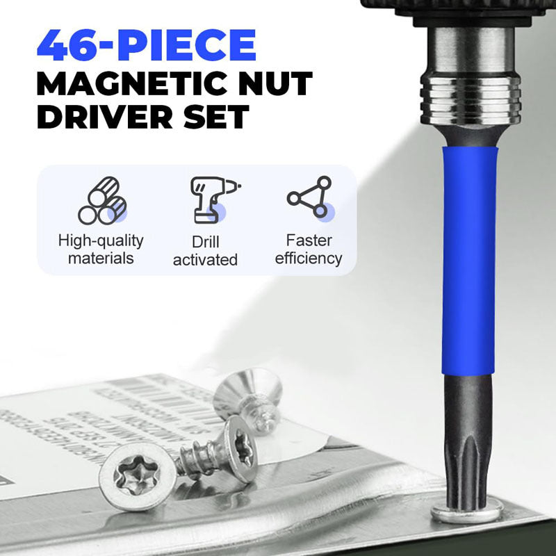 🔧 50% OFF NOW! ⚡80-Piece Magnetic Nut Driver & Screwdriver Bit Set