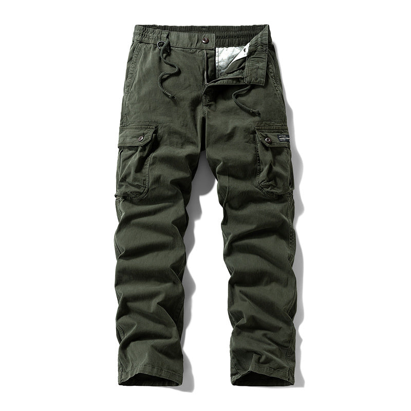 👖40% off!🛠️ Men's Cotton Cargo Tactical Pants – Multi-Pocket, Reinforced Construction & Adjustable Waist 🔧