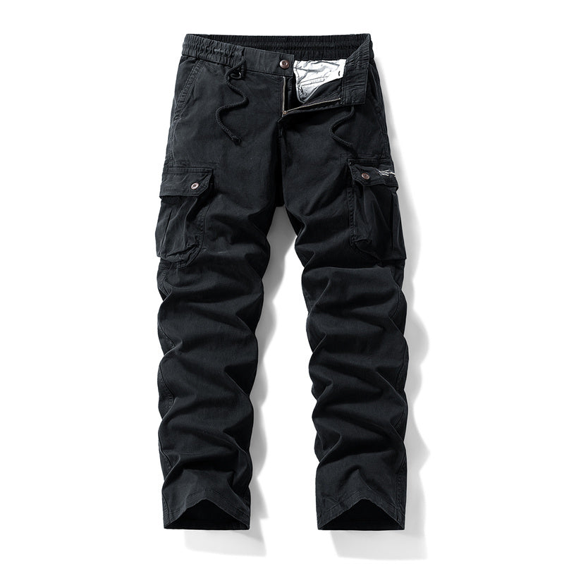 👖40% off!🛠️ Men's Cotton Cargo Tactical Pants – Multi-Pocket, Reinforced Construction & Adjustable Waist 🔧