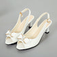 Women's Elegant Peep-Toe Slingback Sandals