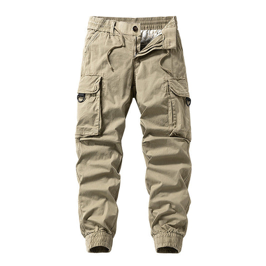 Men's Casual Cotton Cargo Jogger Pants