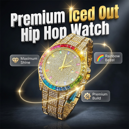 Men's Full Stone Quartz Watch