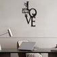 Black Metal Sign Wall Art Decoration