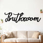 Black Metal Sign Wall Art Decoration