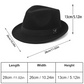 New Faux-Cashmere Wool Felt Fedora — Versatile Western & British Style Jazz Hat — Thickened, Windproof, and Warm