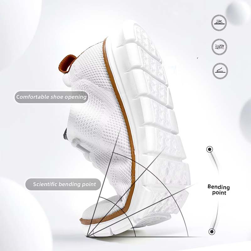 Men's Breathable Knit Casual Dress Shoes