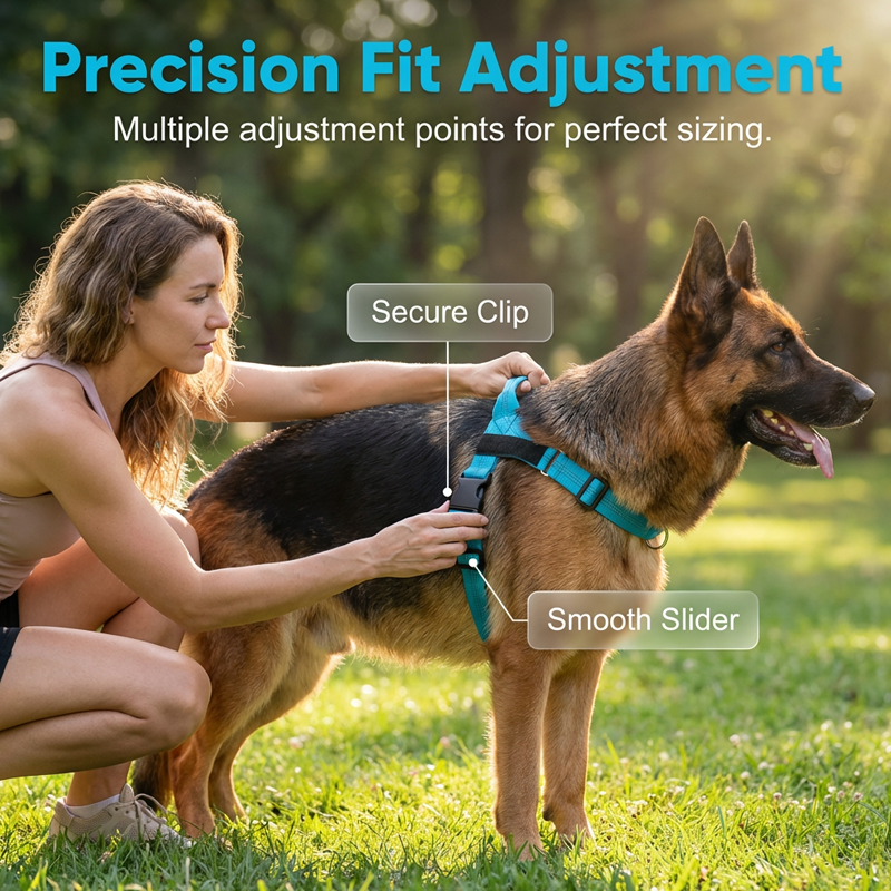 Easy On-Off Padded Dog Harness for Walking