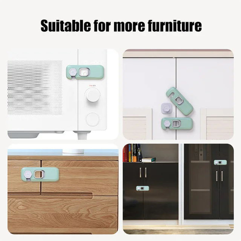 🚨 BUY 1 GET 1 FREE! 🔒 Multifunctional Child Proof Refrigerator Locks – Secure, Invisible, Simple Install ✨