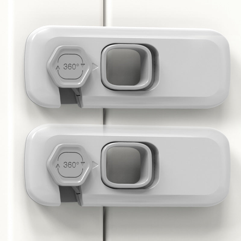 🚨 BUY 1 GET 1 FREE! 🔒 Multifunctional Child Proof Refrigerator Locks – Secure, Invisible, Simple Install ✨