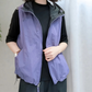 Women's Reversible Hooded Zip-Up Vest