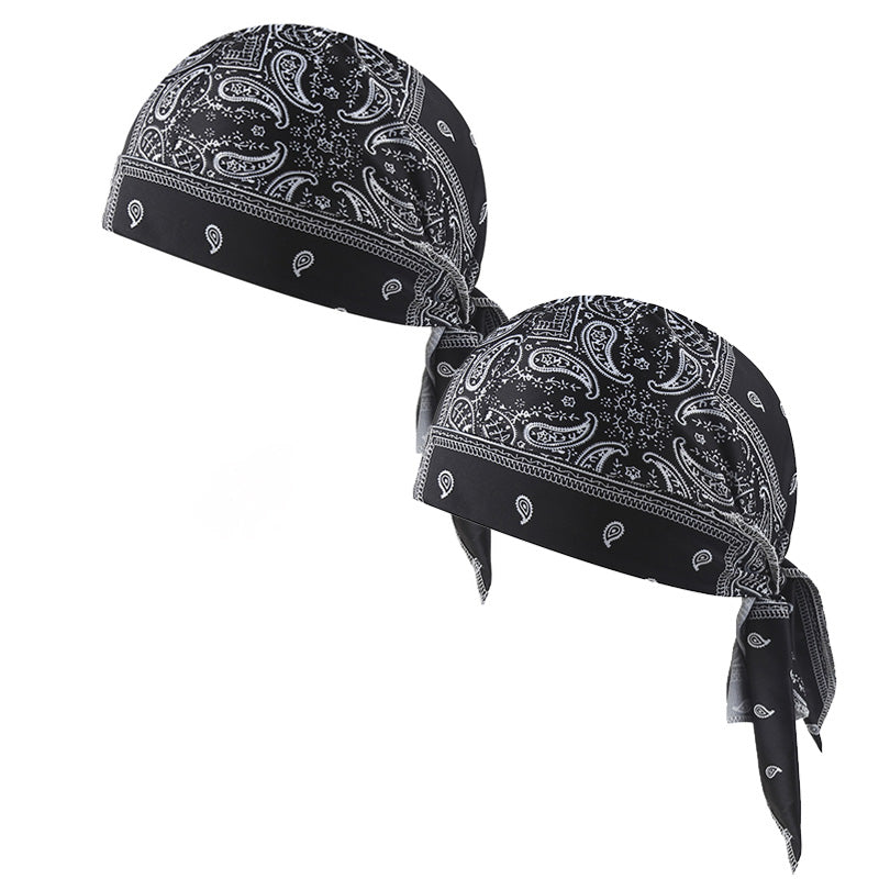 Unisex Breathable Skull Cap with Adjustable Ties