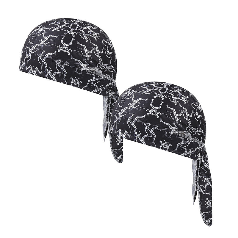 Unisex Breathable Skull Cap with Adjustable Ties