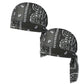 Unisex Breathable Skull Cap with Adjustable Ties