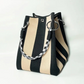 👜New arrival 50% OFF!🌊Striped Knit Bucket Bag – Handwoven, Rope Handle, Spacious ✨