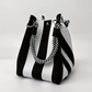 👜New arrival 50% OFF!🌊Striped Knit Bucket Bag – Handwoven, Rope Handle, Spacious ✨