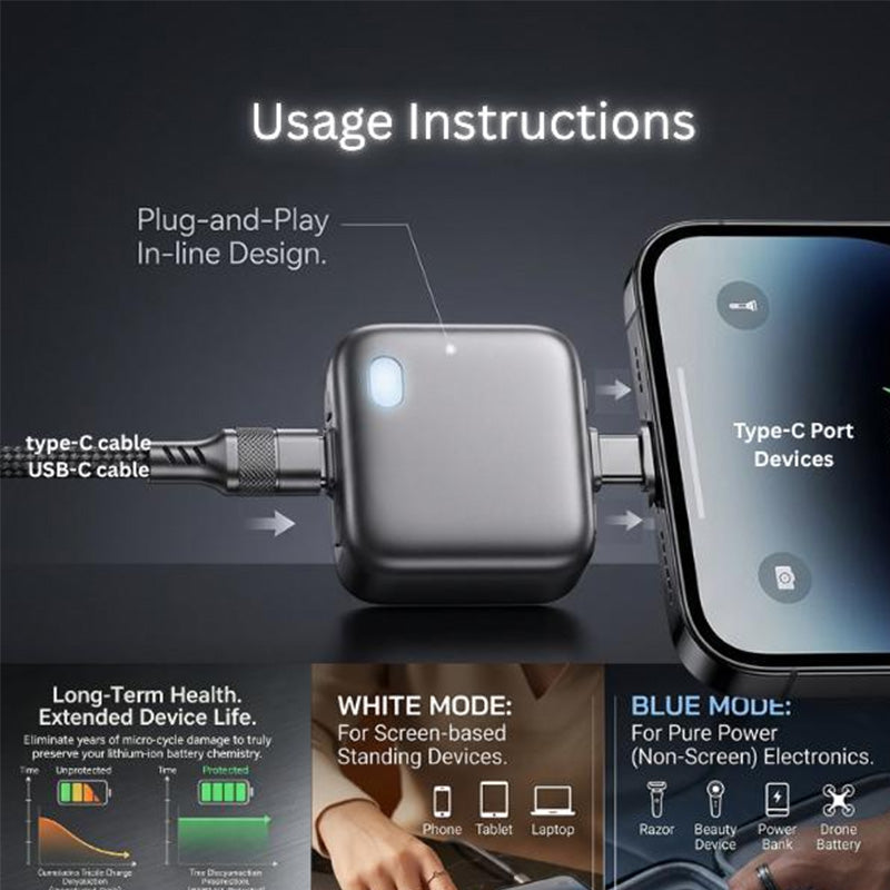 AI Auto-Disconnect 140W Fast Charger
