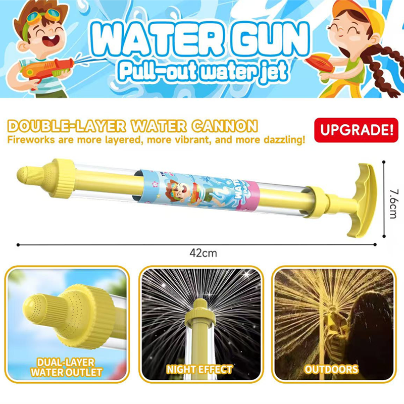 🔫 LIMITED-TIME 50% OFF! ✨ LED Rainbow Water Gun – Day & Night, Leak-Proof, Child-Safe 🌈