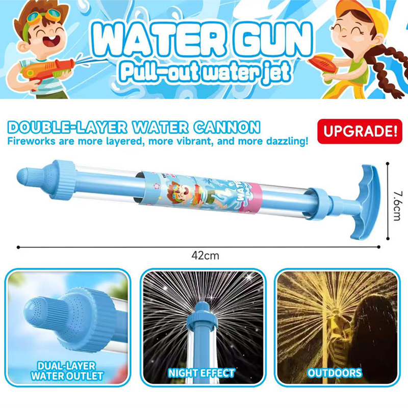 🔫 LIMITED-TIME 50% OFF! ✨ LED Rainbow Water Gun – Day & Night, Leak-Proof, Child-Safe 🌈