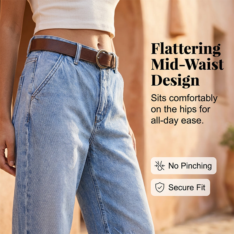 👖 LIMITED-TIME 50% OFF! ✨ Women's Cropped Barrel Jeans – High Waisted, Wide Leg, Vintage ✨
