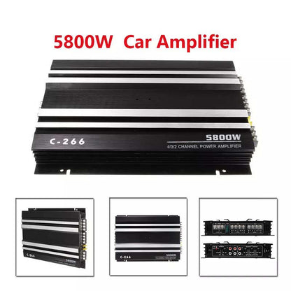 4-Channel Car Audio Amplifier
