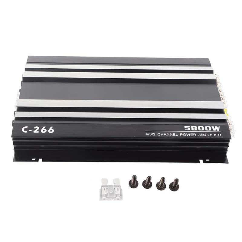 4-Channel Car Audio Amplifier