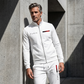 Men's Casual Printed Zip Jacket & Pants Set