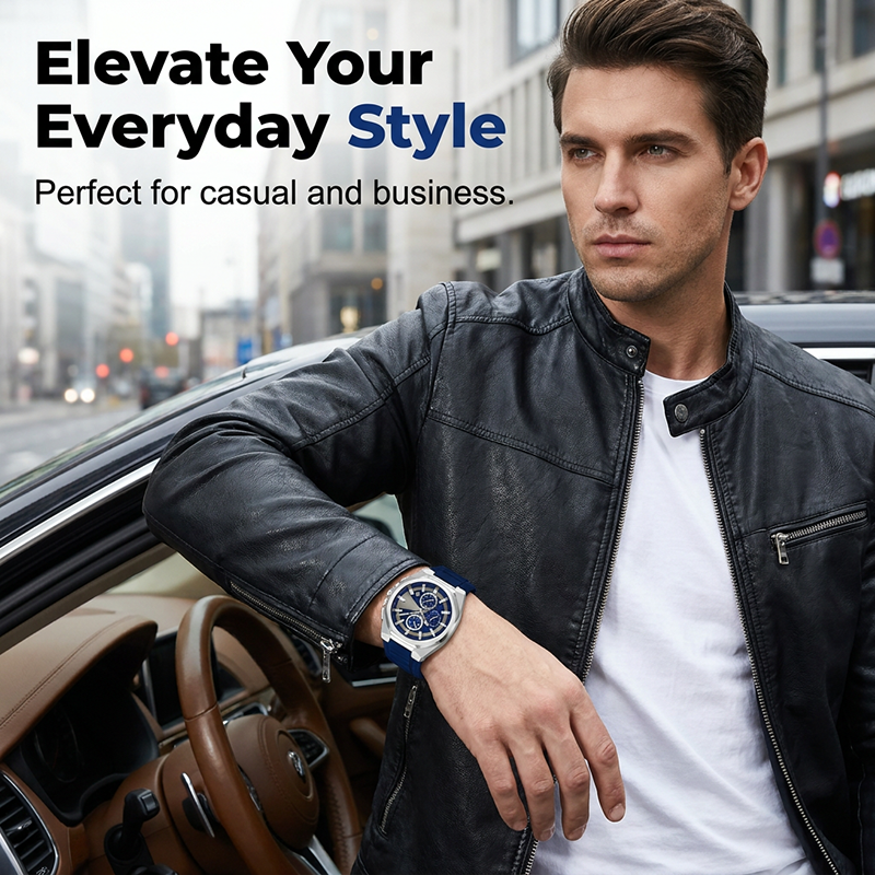 Men's Multifunction Chronograph Sports Watch