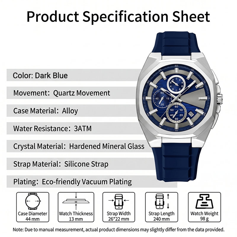 Men's Multifunction Chronograph Sports Watch