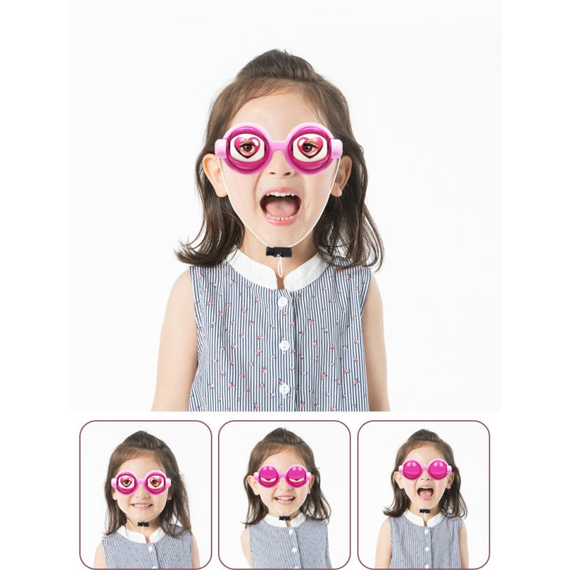 👓Crazy Glasses – Pull-String Blinking Eyes, Silly, Fun, Party Favor 🎉