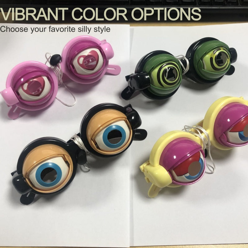 👓Crazy Glasses – Pull-String Blinking Eyes, Silly, Fun, Party Favor 🎉