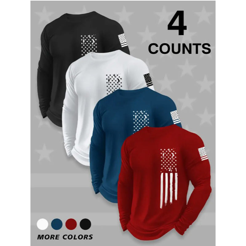 Men's Casual Fit Long-Sleeve Tops
