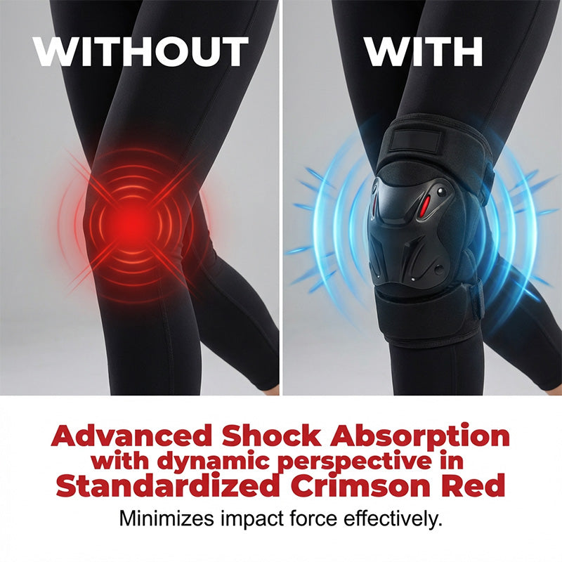🛡️ LIMITED-TIME 50% OFF! ✨ Motorcycle Knee & Elbow Guard Set – Hard Shell, Articulated, Adjustable 🏍️