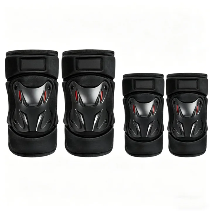 🛡️ LIMITED-TIME 50% OFF! ✨ Motorcycle Knee & Elbow Guard Set – Hard Shell, Articulated, Adjustable 🏍️