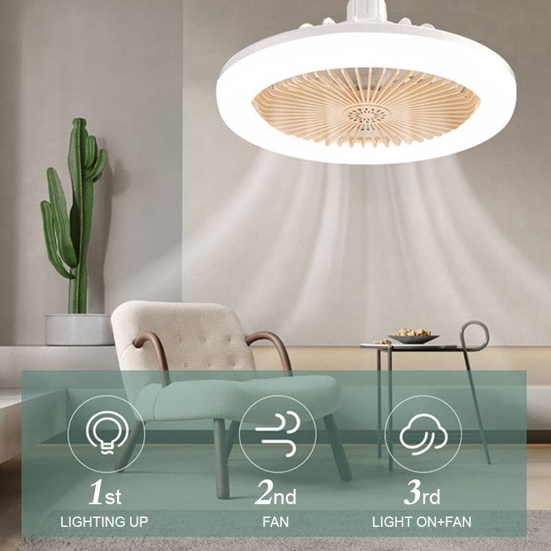 📢📢50% OFF !! ⏰ LED Ceiling Fan with Remote Control & Three-Colour Dimming – 3 Speeds, Quiet Motor – Perfect for bedrooms, living rooms or offices – energy-saving and silent 🔇