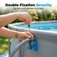 🏊 50% OFF NOW! 🔧 Above Ground Pool Pipe Holder – Adjustable & rust-resistant – Secures hoses & pipes, easy to install – keeps pool area tidy and safe 🌊