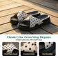 Women's Polka Dot Cross-Strap Platform Slides