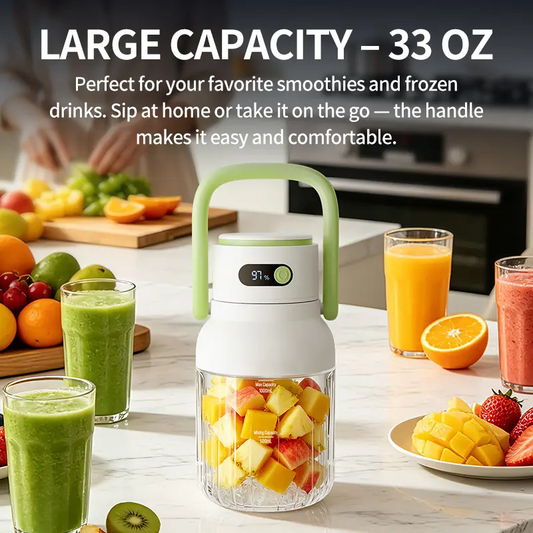 Portable Blender with Digital Display–🥤Smoothies On-the-Go!