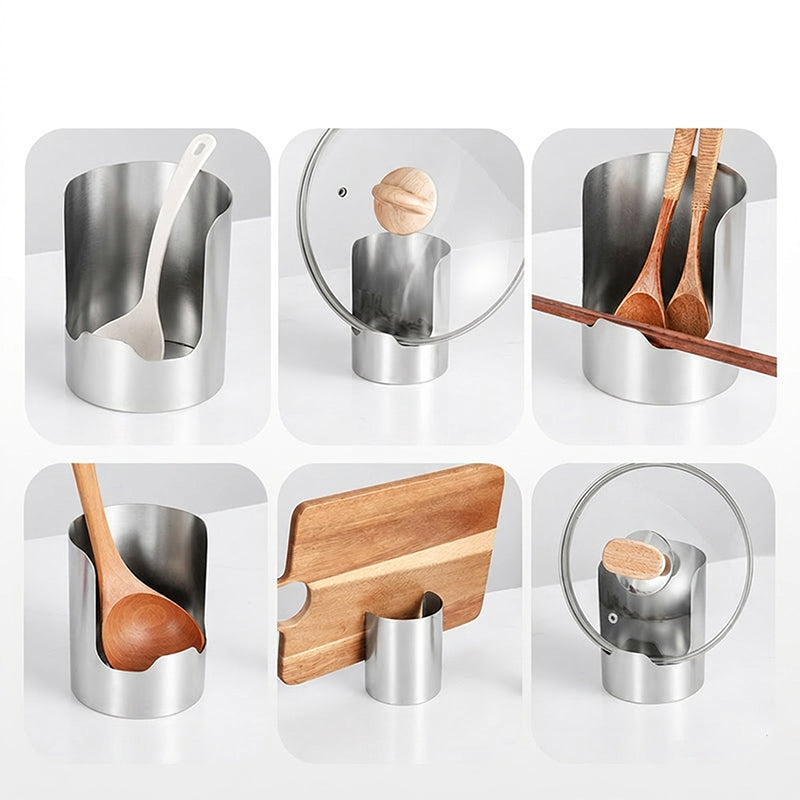 🍳 50% OFF NOW! 🧺 Multi‑Functional Kitchen Utensil Holder – Stainless steel, space-saving & sturdy – Keeps countertops tidy & organized ✨