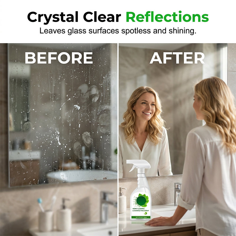 🔥 50% OFF!🌿 Plant-based disinfecting spray – removes grime instantly, botanical ingredients, safe for kids & pets. 🍏✨
