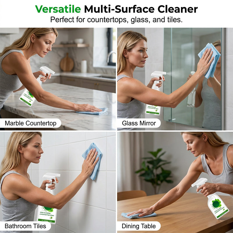 🔥 50% OFF!🌿 Plant-based disinfecting spray – removes grime instantly, botanical ingredients, safe for kids & pets. 🍏✨