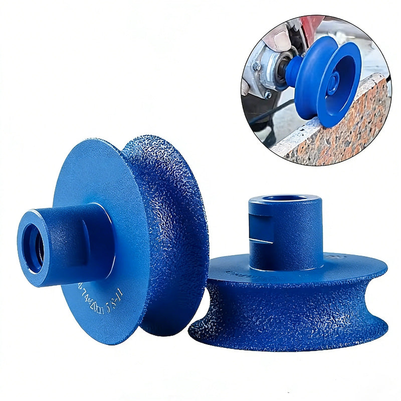 🚀HOT SELL! Diamond‑Coated Concave Edge Profiling Wheel, For Stone Concrete Ceramic DIY & Professional Work✨