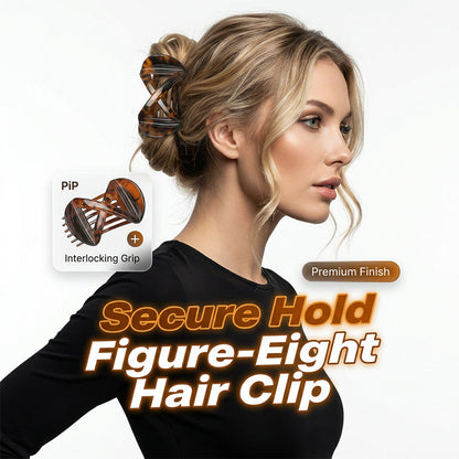 Figure-Eight Hold Hair Jaw Clip for Women