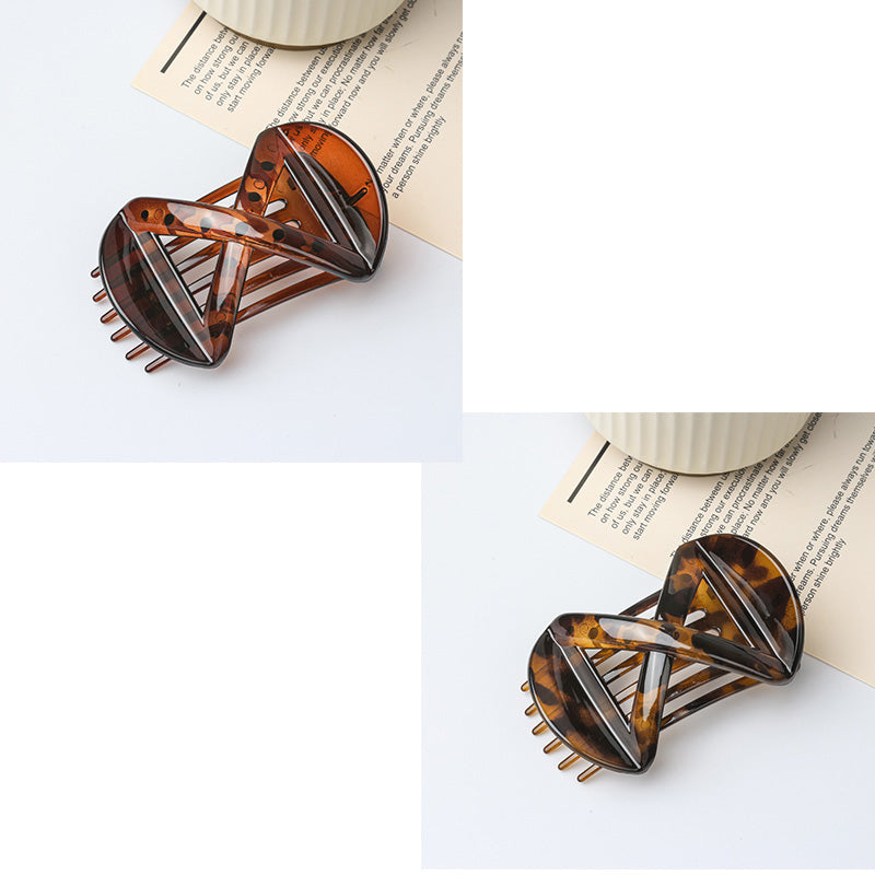 Figure-Eight Hold Hair Jaw Clip for Women