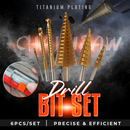 🔥Hot Sale🔥Titanium Plating Drill Bit Set（6pcs）