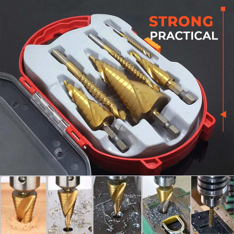 🔥Hot Sale🔥Titanium Plating Drill Bit Set（6pcs）