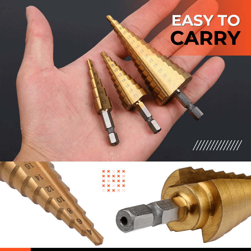🔥Hot Sale🔥Titanium Plating Drill Bit Set（6pcs）