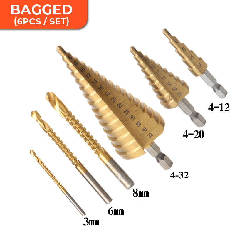 🔥Hot Sale🔥Titanium Plating Drill Bit Set（6pcs）