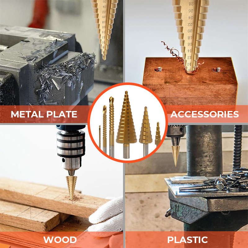 🔥Hot Sale🔥Titanium Plating Drill Bit Set（6pcs）
