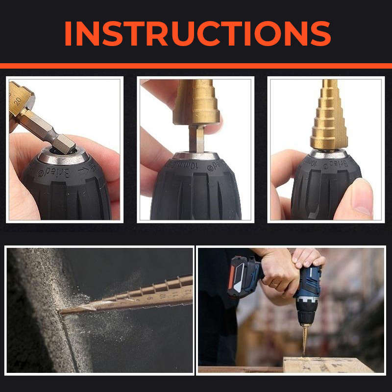 🔥Hot Sale🔥Titanium Plating Drill Bit Set（6pcs）