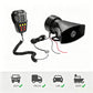 12V Power Car Exterior Sound Speaker Kit with Mic, 7-Tone Horn, Car Alarm, Loud Sound, ABS Plastic Universal Vehicle Horn Accessory, Accessories For Car, Auto Accessories